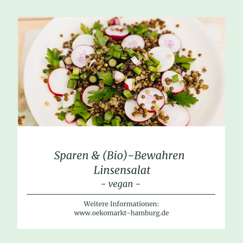 Belugalinsen Salat